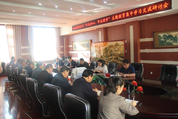 隴運(yùn)集團(tuán)公司召開“不忘初心、牢記使命”主題教育集中學(xué)習(xí)交流研討會