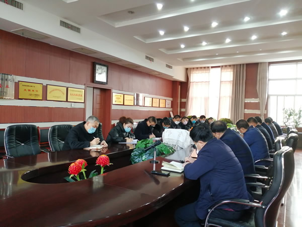 隴運集團公司黨委安排部署復工復產及疫情防控工作