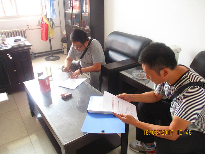 2017年8月集團公司互查互檢小組來我站交流學(xué)習